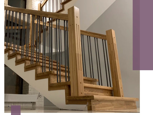 Реставрация деревянных и металлических лестниц в Бийске