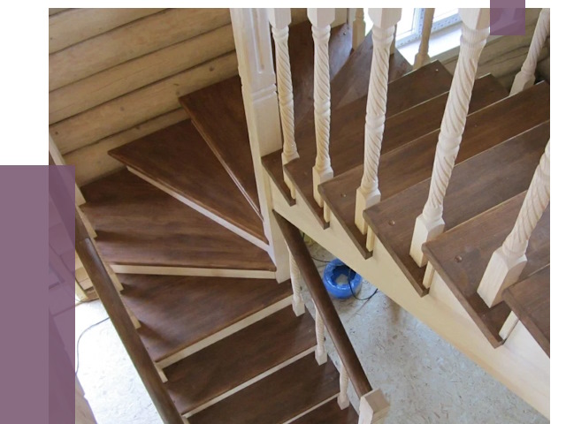 Реставрация деревянных лестниц в Бийске от 4363 руб.