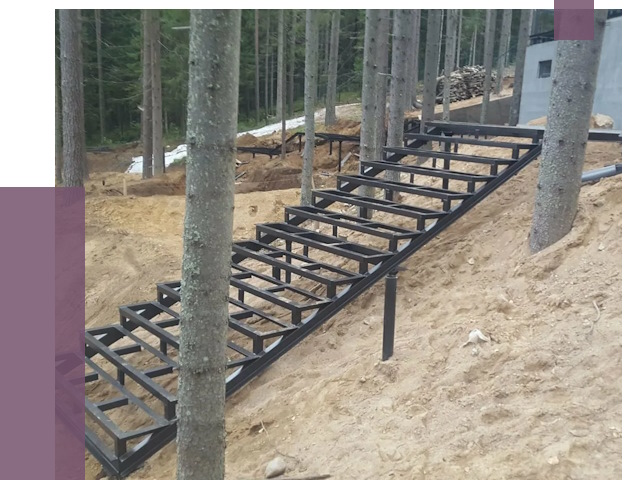 Монтаж металлических лестниц в Бийске от 13763 руб. 