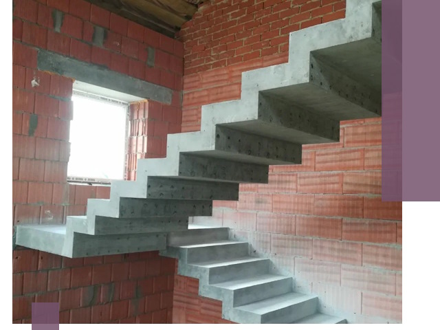 Бетонные лестницы под ключ в Бийске: монтаж, демонтаж, ремонт