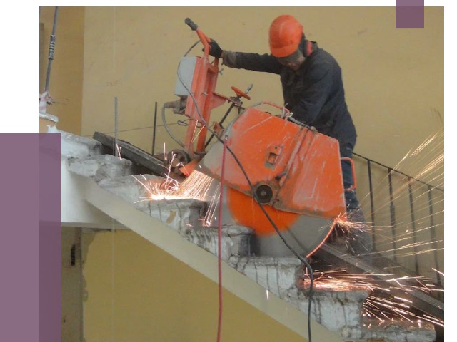 Демонтаж бетонных лестниц в Бийске от 4674 руб. за м2 | ПРОЛЁТ-Бск