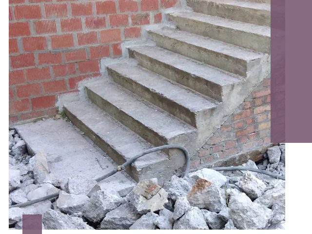 Демонтаж бетонных лестниц в Бийске: быстро и безопасно