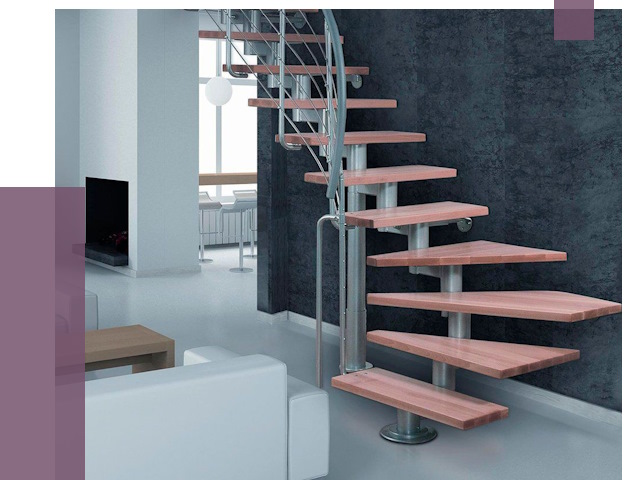 Модульные лестницы в Бийске от 17139 руб. — купить в ПРОЛЁТ-Бск