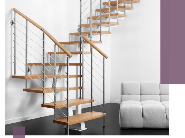 Модульные лестницы под ключ в Бийске — монтаж и изготовление