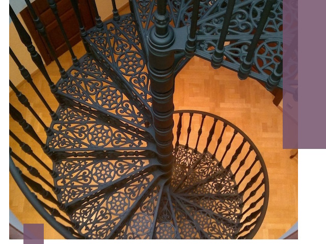 Винтовые лестницы под ключ в Бийске: производство и монтаж