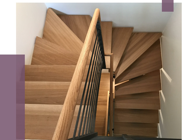 П-образные лестницы в Бийске под ключ от 49338 руб. | ПРОЛЁТ-Бск