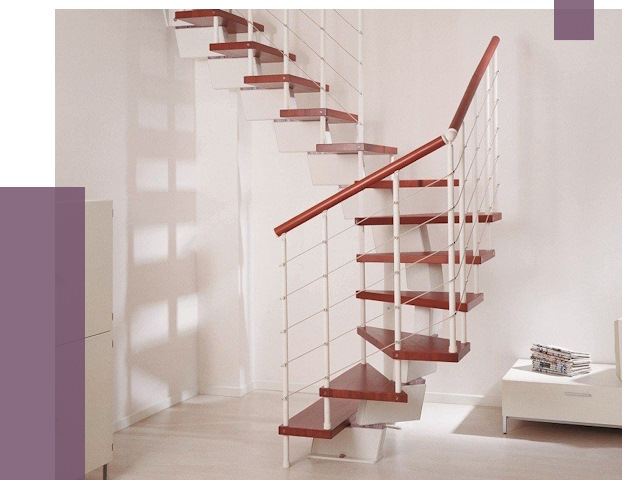 Изготовление лестниц на больцах в Бийске от 9868 руб. | ПРОЛЁТ-Бск