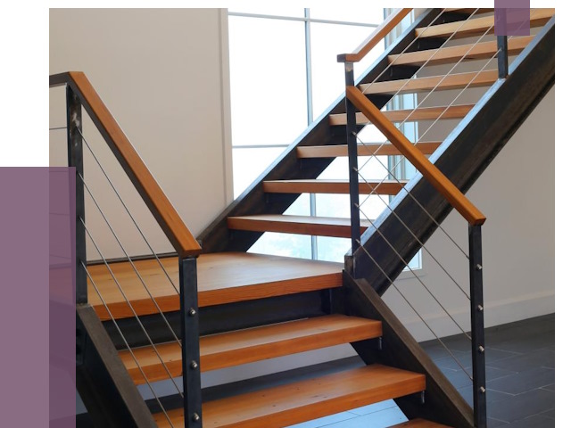 Изготовление лестниц на металлокаркасе в Бийске от 19216 руб. | ПРОЛЁТ-Бск