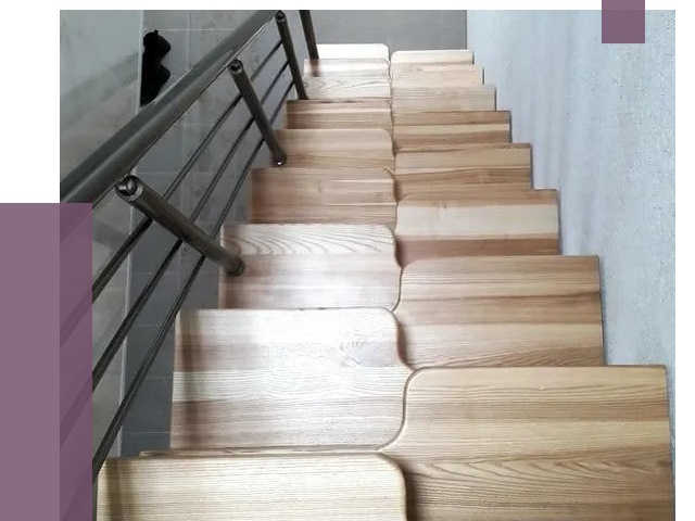 Лестницы гусиный шаг в Бийске от 13243 руб. под ключ | ПРОЛЁТ-Бск