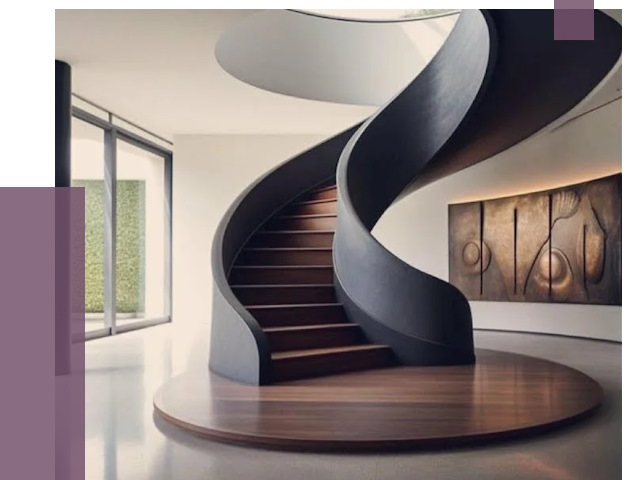 Элитные лестницы под заказ в Бийске от 192160 руб. — ПРОЛЁТ-Бск