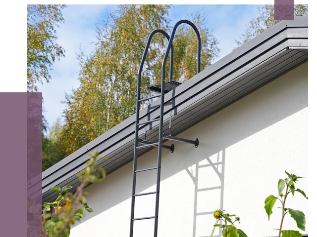 Лестницы на крышу в Бийске от 19424 руб. — монтаж и монтаж ПРОЛЁТ-Бск