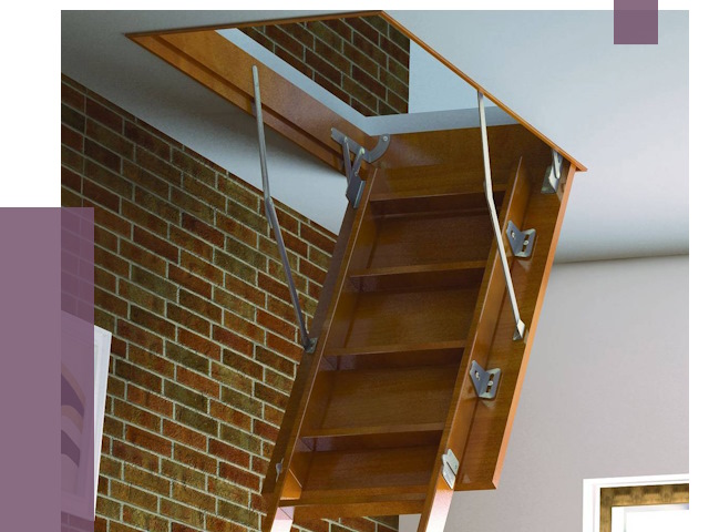 Установка чердачной лестницы в Бийске от 7946 руб. | ПРОЛЁТ-Бск