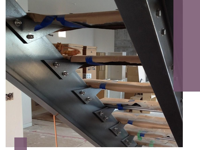 Усиление лестничных конструкций и усиление опор в Бийске