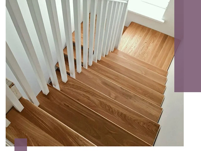 Лестницы из бука в Бийске: изготовление, монтаж и демонтаж