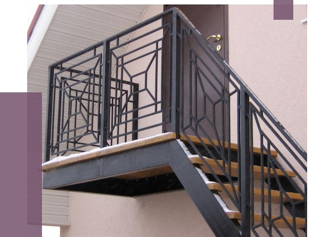 Металлические перила в Бийске от 4363 руб.  | ПРОЛЁТ-Бск