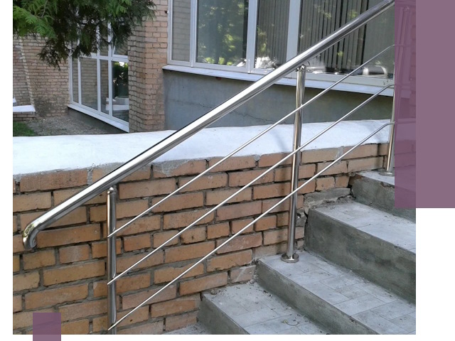 Перила из нержавеющей стали высокого качества в Бийске