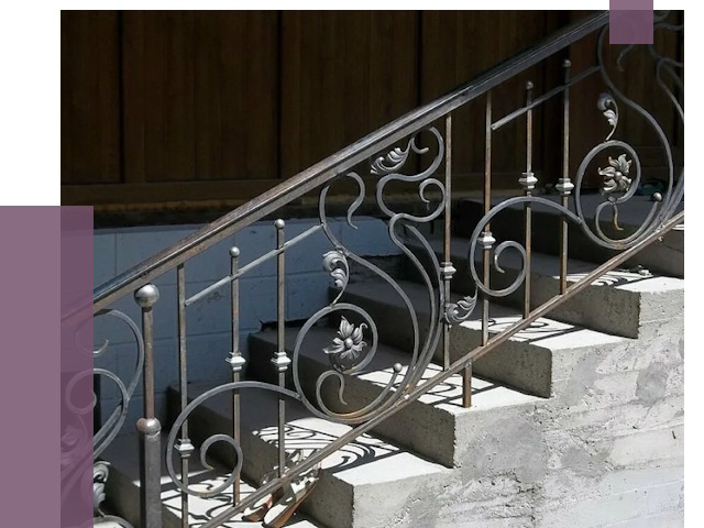 Кованые перила в Бийске от 8829 руб. под ключ — качество от ПРОЛЁТ-Бск