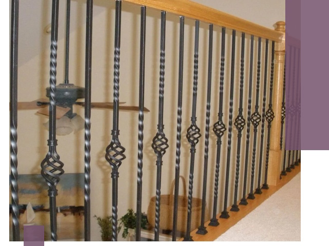 Изготовление и монтаж кованных перил в Бийске под ключ