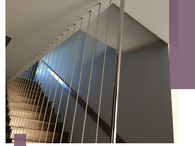 Тросовые перила под ключ в Бийске — производство и монтаж