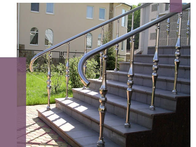 Перила для крыльца в Бийске от 10906 руб. — монтаж ПРОЛЁТ-Бск