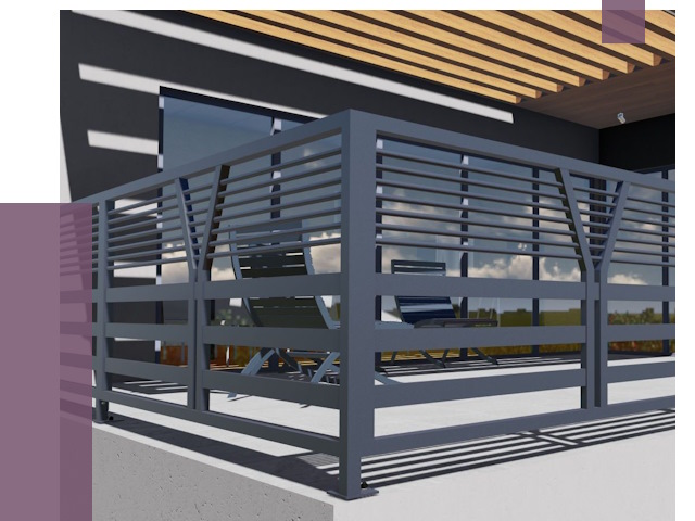 Изготовление балконных ограждений в Бийске от 10906 руб. | ПРОЛЁТ-Бск