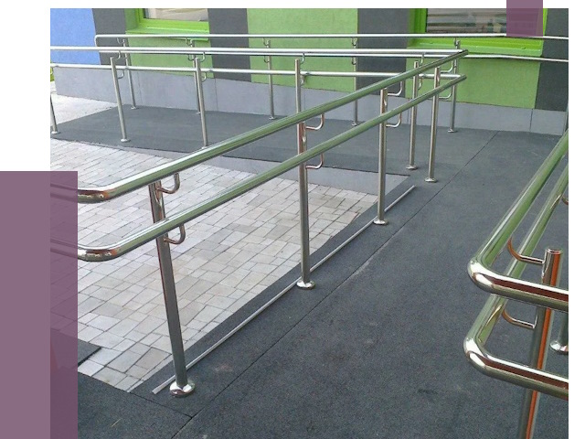 Ограждения пандусов в Бийске от 4414 руб. монтаж | ПРОЛЁТ-Бск