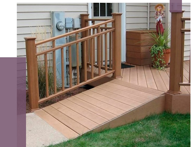 Пандус на крыльцо в Бийске под ключ от 7894 руб.