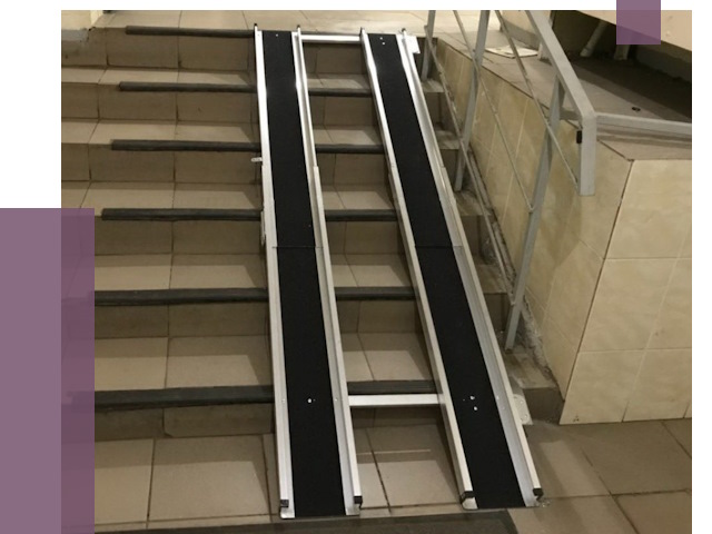 Установка пандуса в подъезд в Бийске от 8102 руб. под ключ | ПРОЛЁТ-Бск