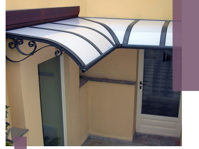 Монтаж козырьков любой сложности в Бийске под ключ