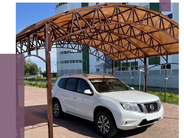 Недорогие навесы в Бийске от 43625 руб. | ПРОЛЁТ-Бск