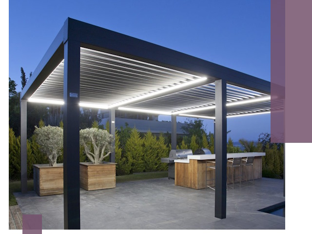 Навесы отдельно стоящие под ключ в Бийске из металла и поликарбоната