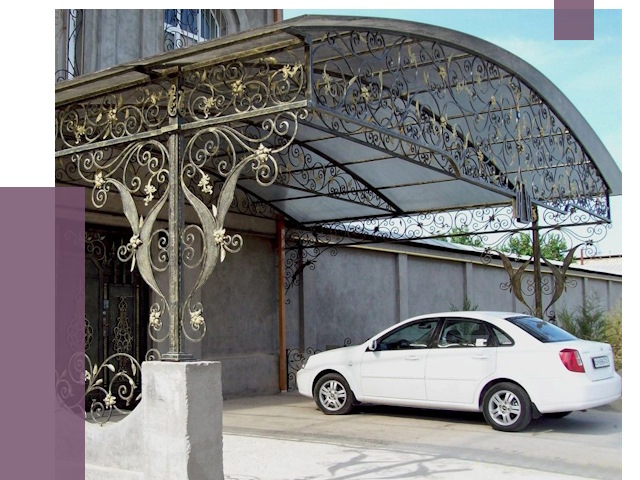 Кованые навесы в Бийске от 14801 руб. | ПРОЛЁТ-Бск