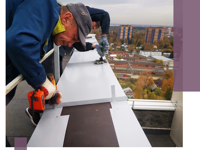 Монтаж парапетов в Бийске — установка прочных металлических ограждений