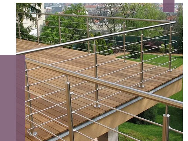 Алюминиевые парапеты в Бийске под ключ от 7894 руб. 