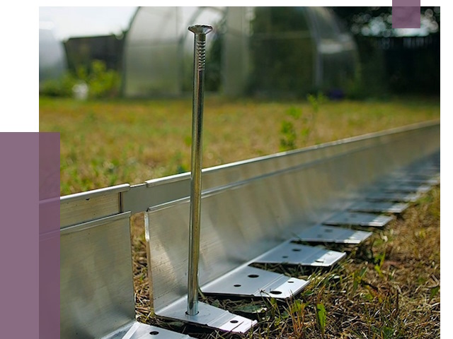 Металлические бордюры для газона в Бийске от 4363 руб. | ПРОЛЁТ-Бск