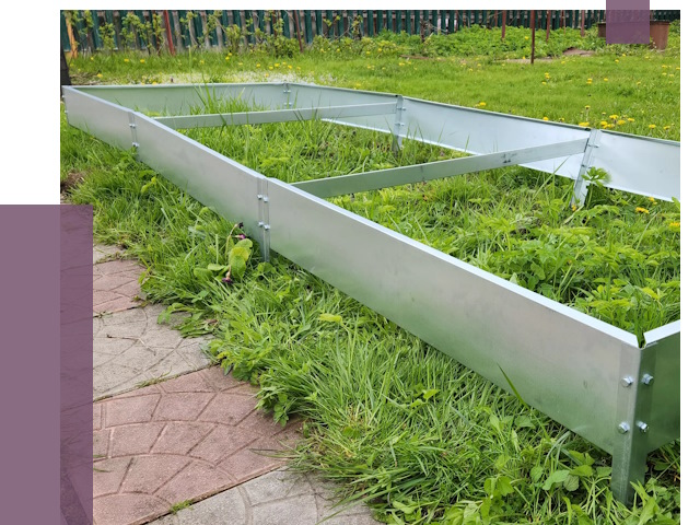 Металлические бордюры для грядок в Бийске от 1818 руб.