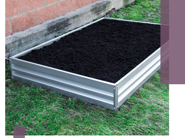 Металлические бордюры для грядок в Бийске: прочность и аккуратность