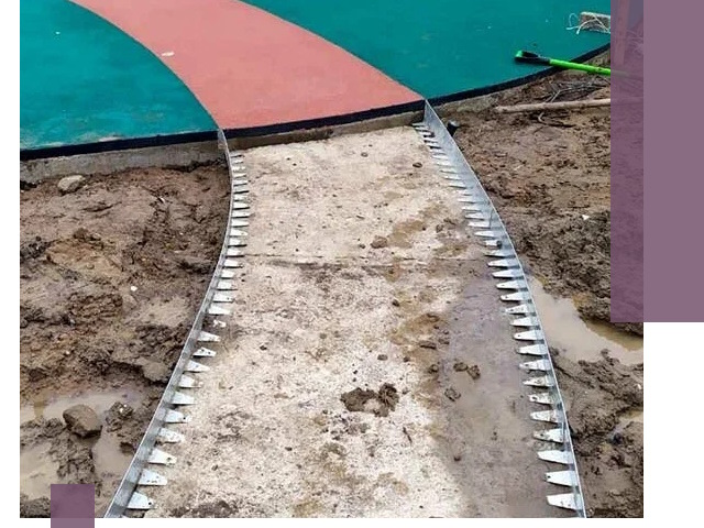 Металлические бордюры для дорожек в Бийске — монтаж и изготовление