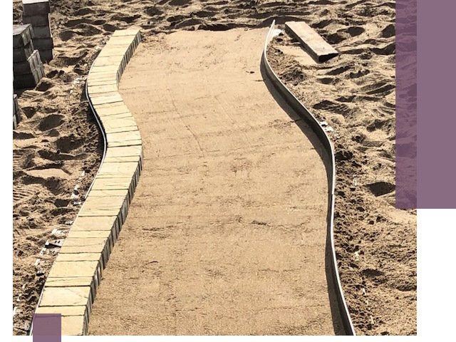 Металлические бордюры для тротуаров в Бийске — прочные и долговечные