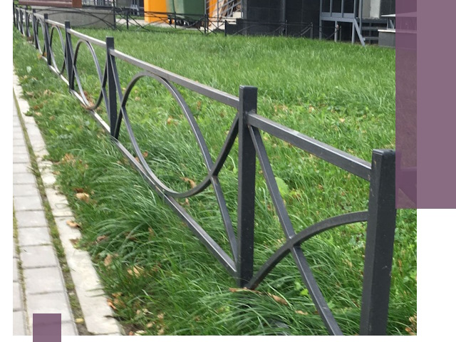 Газонные ограждения из металла в Бийске — монтаж и продажа