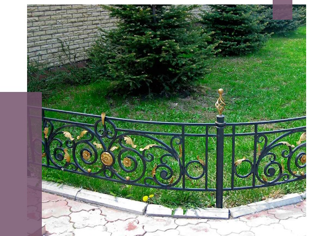 Кованые газонные ограждения в Бийске от 7738 руб. — ПРОЛЁТ-Бск