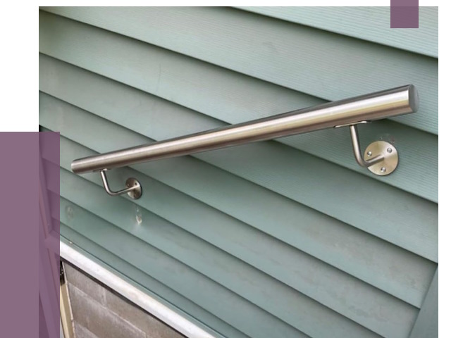 Поручни из нержавеющей стали в Бийске от 7790 руб.  | ПРОЛЁТ-Бск